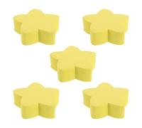 MERRYHAPY Set 5 Pezzi Decorazione Antenna Auto a Forma di Stella Gialla in Eva per Accessori Esterni e Migliorare la Visibilità del Tetto Dell'auto