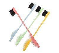MERRYHAPY Set Di 4 Pettini Per Sopracciglia A Doppio Uso Per Il Trucco Delle Sopracciglia Con I Dei Bambini Per Amici E Familiari