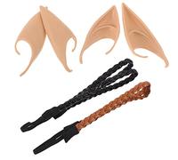 MERRYHAPY Set Di Orecchie Finte Per Cosplay Oggetti Di Scena Per Feste Di Halloween Fascia Decorazioni Per Scene Horror Accessori Per Costumi Per Varie Occasioni
