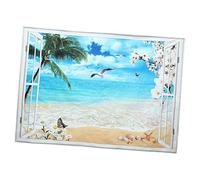 MERRYHAPY Sfondo Vinilico Spiaggia Dell'oceano Sfondo Fotografico Decorativo Per Pittura Murale Armonia Comfort