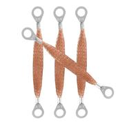 MERRYHAPY Strisce Antistatiche Auto con Fori Cavi di Messa A Terra per Veicoli Fasce di Collegamento Elettrostatico Piatte Lunghezza