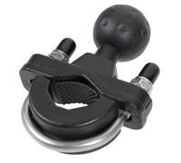 MERRYHAPY Supporto Nero per Porta Telefono da Motocicletta e Bici Base Abs e Metallo, Alta Affidabilità e Fissaggio Sicuro per Manubrio e Reggisella
