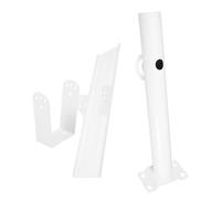 MERRYHAPY Supporto Staffa per Solare da Esterno Kit Montaggio Senza Viti per Lampione Fotovoltaico Accessorio Resistente e Portatile per Illuminazione Stradale e Giardino