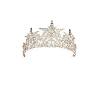 MERRYHAPY tiara delle fate copricapo popolare copricapo di strass copricapo per donna tiara nuziale fascia da donna copricapo da sposa da sposa diadema nuziale nuziale