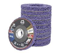 Merryland 10 Pz Dischi CSD 125 mm Viola Disco per Decapaggio Acciaio INOX