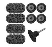 Merryland 20 Pz Dischi CSD 50 mm Vernice Ruggine Nero Con Gambo Da 6,35mm
