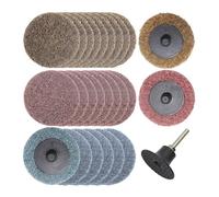 Merryland 25 Pz Disco Abrasivo Misto 50 mm Con Gambo Da 6,35mm