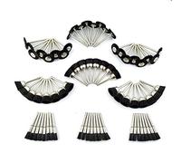 Merryland Spazzole Nylon per Lucidare per Dremel 72pcs, Spazzole Circolari, a Tazza e a Pennello 24pcs, Mini Utensili Rotanti Accessori Elettrici DIY, RMTA072C3