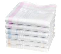 Merrysquare - Fazzoletti da Donna - 100% Cotone - 29x29cm - Modello LOUISE