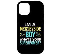 Merseyside ragazzo che cosa è il tuo superpotere Liverpool Everton Divertente Custodia per iPhone 12/12 Pro