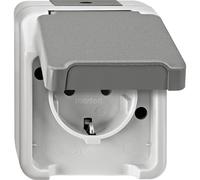 EL ME 23008029 - Aquastar, presa a 1 via, di colore grigio chiaro
