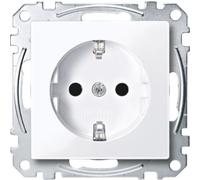Merten, 1563474, Presa MEG2400-0325 Socket, BRS, a vite terminali ascensori, bianco lucido, Sistema M
