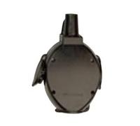 Merten Gomma Schuko Tripla Accoppiamento Attacco 3fach 179851 Nero