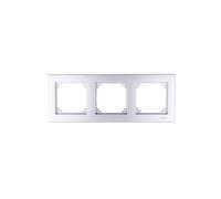 Merten M-Plan telaio triplo alluminio MTN486360