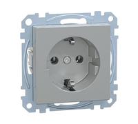 Merten MEG2301-0460 Schuko Alluminio presa energia