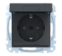 EL SM 23110414 - Sistema M, presa di corrente, CEE 7/3 - tipo F, antracite, satin