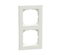 Merten MEG4020-3619 - Cornice doppia serie M-Pure, colore: bianco polare