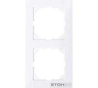 Merten MEG4020-3625 - Cornice doppia della serie M-Pure, colore bianco attivo