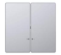 Merten - Rocker doppio meg3420-6036 con finestra di controllo, metallo