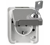 Merten, Set Doppia Presa Schuko/Commutatore - 1326778