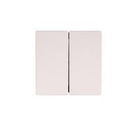 Merten System M doppio pulsante bianco polare MTN432519