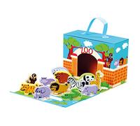 Cofanetto da viaggio con animali dello zoo