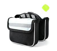 Mertmliy Borsa Sottosella Bicicletta Borse Bici Resistente Borsa Tubo Orizzontale Impermeabile Borse Sottosella Bicicletta Con Tasca Porta Attrezzi Riflettente MTB, Bici Strada, Gravel Bike