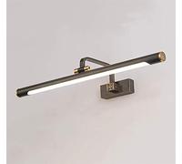 MERTNK Specchio Del Bagno Lampade Specchio Della Luce Anteriore/Specchio Di Bronzo Faro Led Bagno Mobile a Specchio Della Luce Specchio Retro Della Luce Del Governo Dresser Illuminazione a Parete Il