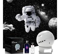 MERTTURM Proiettore Stelle Soffitto, 8-in-1 Galassia Planetario con Timer e Altoparlante Bluetooth e Rumore Bianco, Luce notturna Via Lattea, Proiettore Sistema Solare Skylight(Bianco e Nero)
