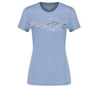 Meru Trelleborg W - T-shirt - donna I50 D44 Azure woman Lana Merino,Recycled Polyester