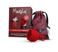 Merula Coppa vampire (rosso) - Tazza mestruale taglia unica in silicone medico