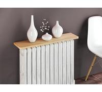 Merveille - Mensola Radiatore - Senza Forare - Mensola Reversibile Melaminica Faggio/Quercia Indeformabile - Spessore 19 mm - Resistente a Umidità e Calore 100°C - 70 x 12 cm