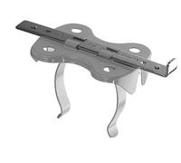 Merveille - Set di 2 Supporti MAXI N per Mensola Termosifone in Ghisa da 4 a 6 Colonne - Montaggio senza Forare - Per Mensola Radiatore da 16 a 20 cm di Larghezza