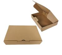 merverd Maxi scatole di cartone per spedizione, spedizione, libri, 25 x 16 x 5 cm (150)