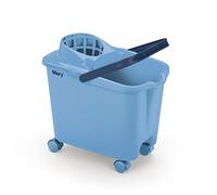 Mery 0325.09 Secchio con Ruote, Capacità di 14 Litri, colore blu