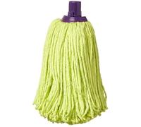 Mery | Mocio in microfibra 100% | Mocio super assorbente | Nessuna traccia | Lime e viola, 22 cm