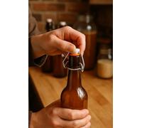 MERYLIN SHOP Tappi Meccanici a Leva per Bottiglie 1-2 Litri - Confezioni da 10, 20 o 50 Pezzi - Chiusura Ermetica con Guarnizione in Silicone - Ideali per Birra, Vino, Succhi e Fermentazioni (10)