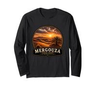 Merzouga Sahara Desert Tramonto Marocco Design Maglia a Manica