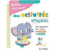 Mes activités effaçables Toute Petite section