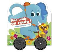 Mes amis, en route: Éléphant fait du vélo