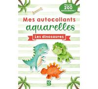 Mes autocollants aquarelles : Les dinosaures