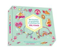 Mes bracelets et accessoires en plastique fou Girl power: Coffret avec accessoires