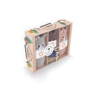 Mes chatons chaussettes: Coffret avec 3 jolies paires de chaussettes