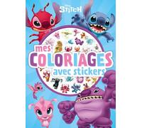 Mes coloriages avec stickers Stitch