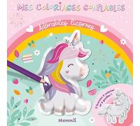 Mes coloriages gonflables - Adorables licornes - 2 licornes à colorier et à gonfler