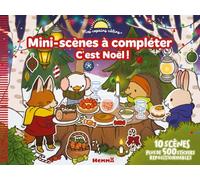 Mes copains câlins - Mini-scènes à compléter - C'est Noël ! - 10 scènes - Plus de 500 stickers repositionnables