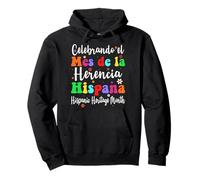 Mes De La Herencia Hispana Groovy Mese del patrimonio ispanico Felpa con Cappuccio