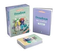Mes doudous au crochet: Coffret avec des cartes avec diagrammes et instructions, un carnet technique, un pochon de rangement