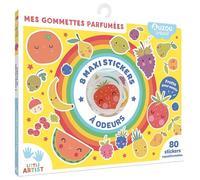 Mes gommettes parfumées: 8 maxi stickers à odeurs, 80 stickers repositionnables