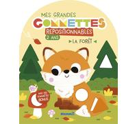 Mes grandes gommettes repositionnables - 2 ans - La forêt - Avec des gommettes bonus